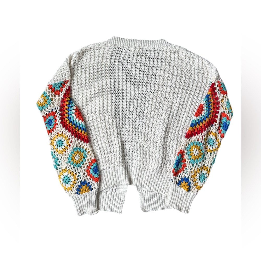 Dreamers by Debut Granny Square Cardigan size M/L - Picture 6 of 6